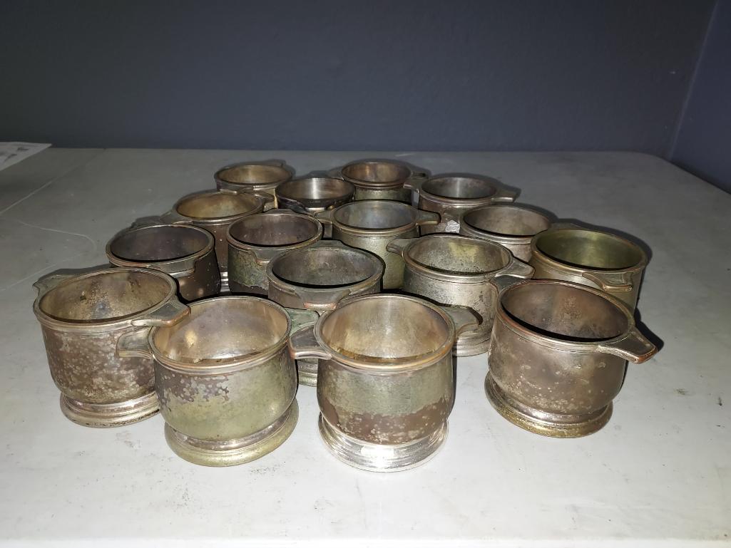 Sixteen Vintage King Cole International Silver Soldered 8oz Seville Bowls