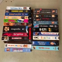 Group of Misc VHS Tapes