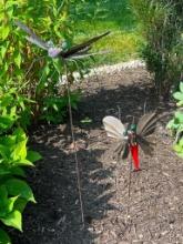 Group of 2 Insect Landscaping Stakes