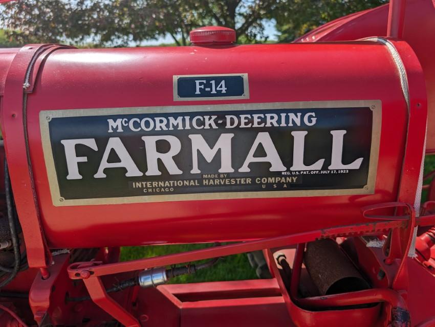 McCormick Deering Farmall F14 Tractor