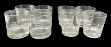 (8) Whiskey Glasses Engraved “S"—(4) With