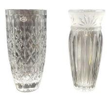 (2) 12’’ Vases: Royal Gallery France Lead