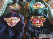 (4) Wrangler National Finals Rodeo Varsity Jackets