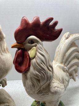 Pair of roosters