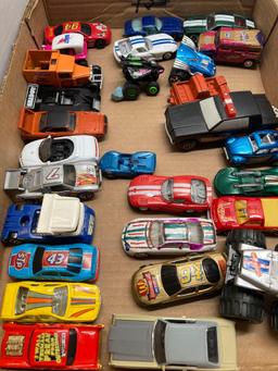 Diecast cars and trucks