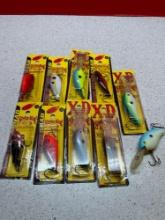straight king fishing lures brand new 10