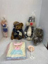 Vintage Sylvester plush doll, Boyds bear, new with tags, Barbie doll, etc.