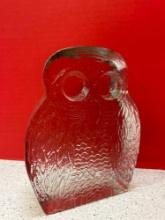 Blenko glass 7 inch owl