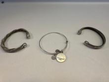 3 Womens Costume Jewelry Bracelets