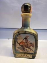Vintage Frederic Remington Collectors Beam Kentucky Bourbon Whiskey Bottle