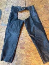 UnIk Leather Apparel Size Medium Black Chaps