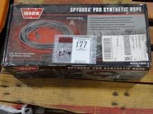 NEW WARN SPYDURA PRO SYNTHETIC ROPE FOR WINCHES