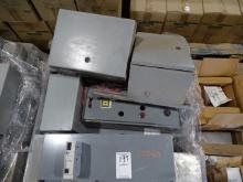 PALLET OF SAFETY SWITCH BOXES & ELECTRICALBOXES