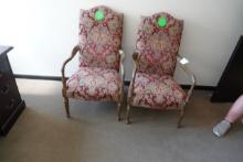 ANTIQUE CHAIRS (X2)