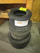 4 Mower Tires, Different Sizes