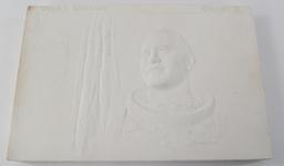 ASTRONAUT & USAF PILOT GUS GRISSOM PLASTER PLAQUE