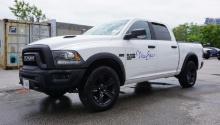 2022 DODGE RAM 1500 CLASSIC WARLOCK 4WD CREW CAB PICKUP TRUCK W/ V8 HEMI 5.7L GAS ENGINE, VIN 1C6RR7