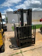 Nissan 4,000 LB. Capacity Electric Stand-Up Forklift, Model 1S1L20NV, S/N G1S1-9X0260, 36 V, 3-Stage