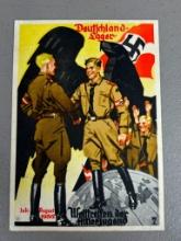 Nazi German Propaganda Postcard 1935 Hitler Youth World Meeting