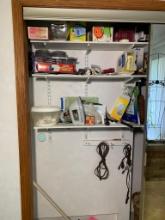 Entryway Closet Contents - Kitchen Items, Candles, Cleaning Items & More