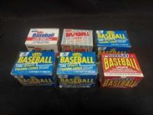 6 Boxes of Fleer Baseball Update Sets - 5 Factory Sealed