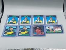1986 Jose Canseco Topps Fleer Donruss RC Rookie Cards