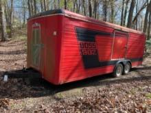 Pace enclosed tandem trailer with 3500lb winch