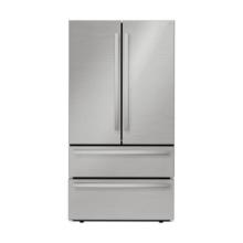 SHARP FRENCH 4-DOOR CNTR DEPTH FRIDGE SS Model #SJG2351FS