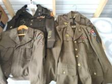 US Army Jackets Major Patches Chaplen, Pins
