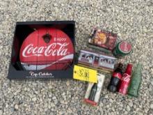 Coca Cola Memorabilia, Tins, Bottles