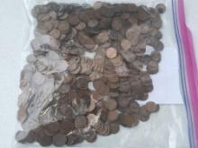 660 US Wheat Pennies Unsearched