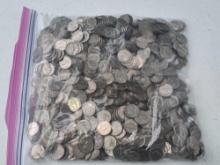 10 Pounds Of US Nickels Unsearched Mostly Pre 1970s