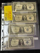 Assorted $1 Silver Certificates (16)