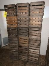 (27) Wood Apple Crates