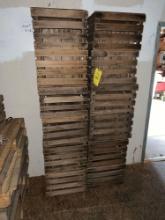 (18) Wood Apple Crates