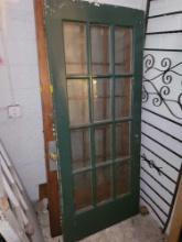 4 Vintage rehab doors, some painted and with hardware