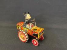 1940s Louis Marx Walt Disney Mickey Mouse Windup Car