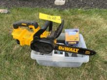 Dewalt 20Volt Battery Chainsaw with 12" Bar and chain