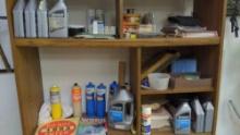 Garage Storage Shelf and Contents