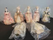 7 Unusual Russian ceramic dolls