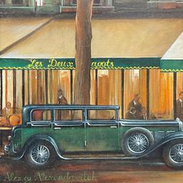 Les Deux Magots by Alexandrovitch Original