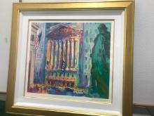 New York Stock Exchange by LeRoy Neiman (1921-2012)