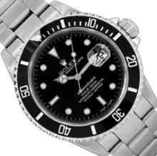Rolex Mens Stainless Steel Submariner With Rolex Box