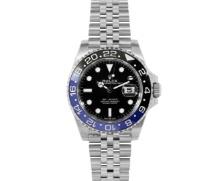 Rolex Mens Stainless Steel Batgirl GMT Master 2 Jubilee Band With Rolex Box And