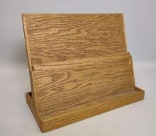 Vintage Oak Cookbook Stand