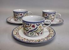 3 Gibson Tea Cup And Saucer Sets
