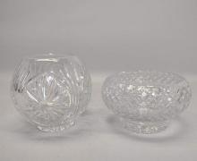 2 Crystal Bowls