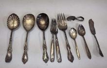 LOT Of Vintage Silver Plated Flatware