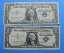 Lot of 2 - 1957 A Silver Certificate One Dollar Bills $1