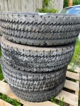 (4) Michelin tires 225/70R19.5